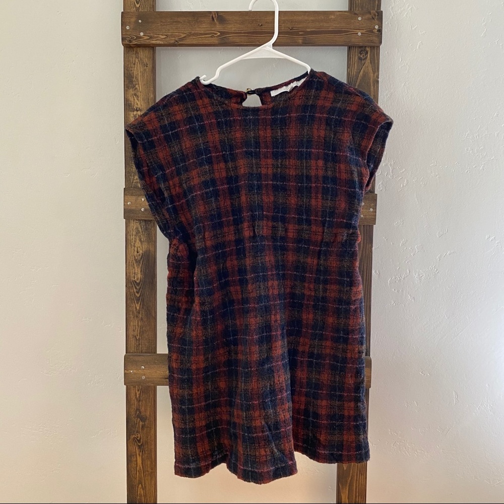 Wool Plaid Dress